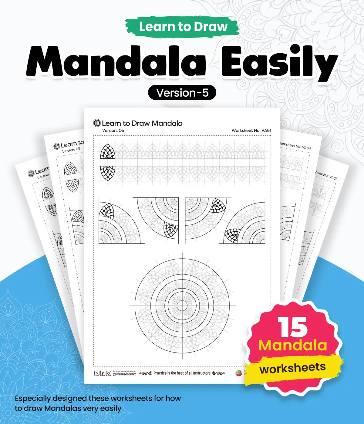 Learn to Draw Mandala V5