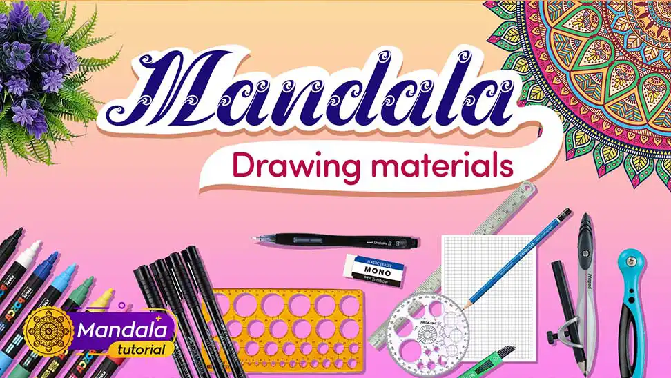 Mandala Drawing Materials