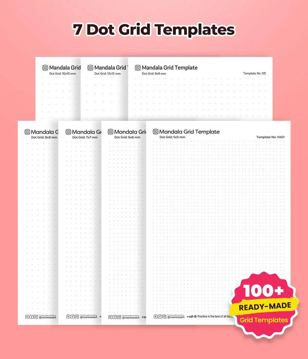 Mandala Grid Templates