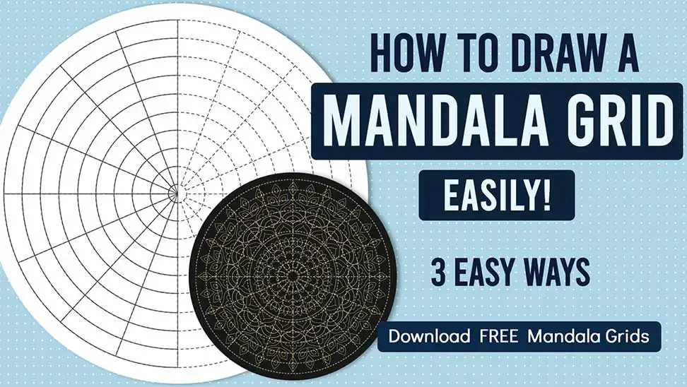 How to Draw a Mandala Grid Easily?