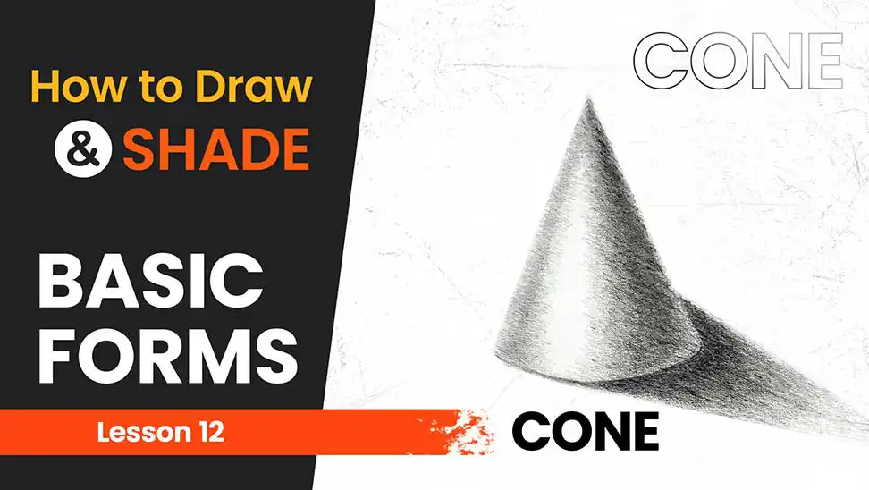 How to Draw and Shade a Cone?