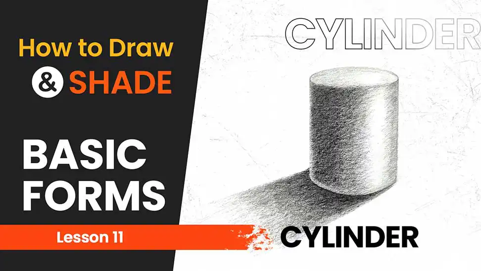 How to Draw and Shade a Cylinder?
