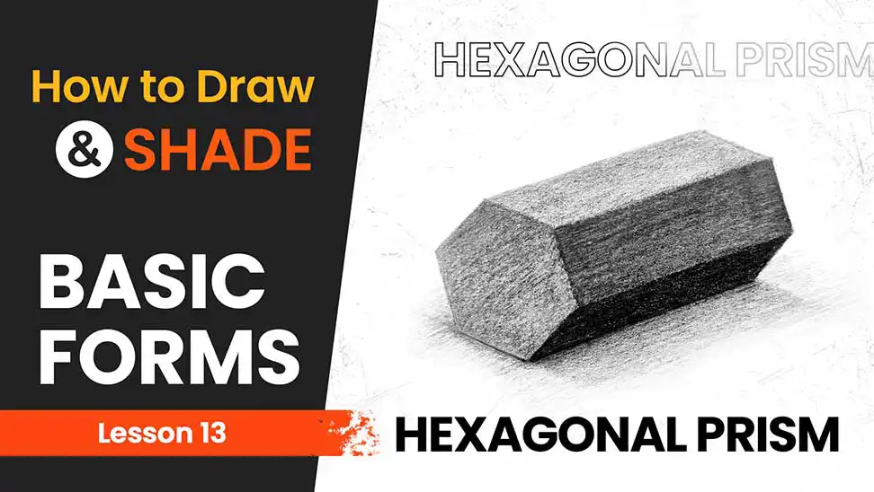 How to Draw a Hexagonal Prism?