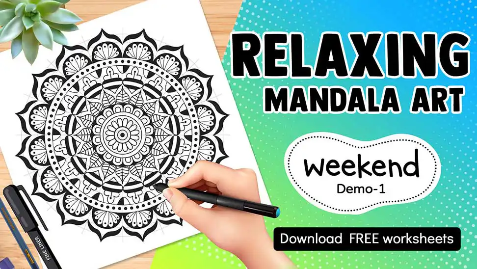 Relaxing Mandala Art
