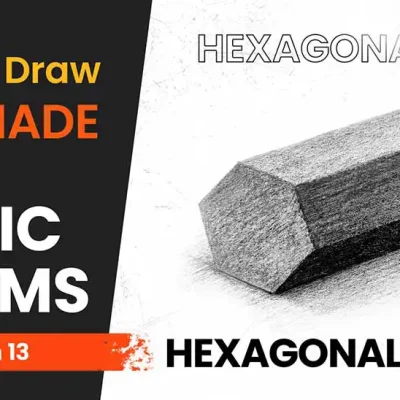 How to Draw a Hexagonal Prism?
